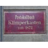 Protokollbuch Klimperkasten Hamburg