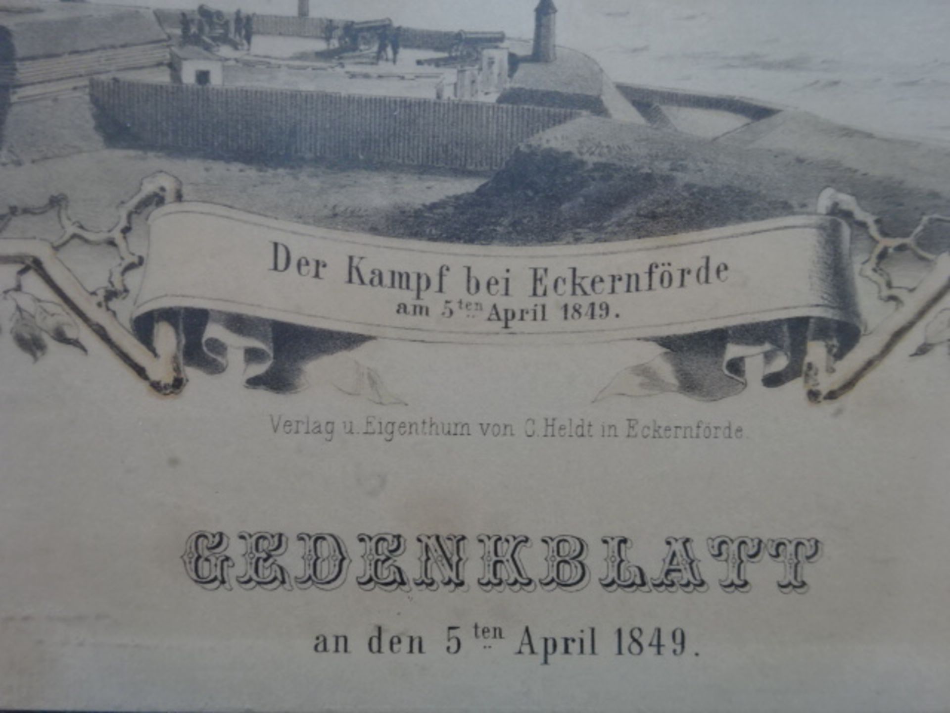 Baasch - Gedenkblatt April 1849 - Bild 4 aus 6