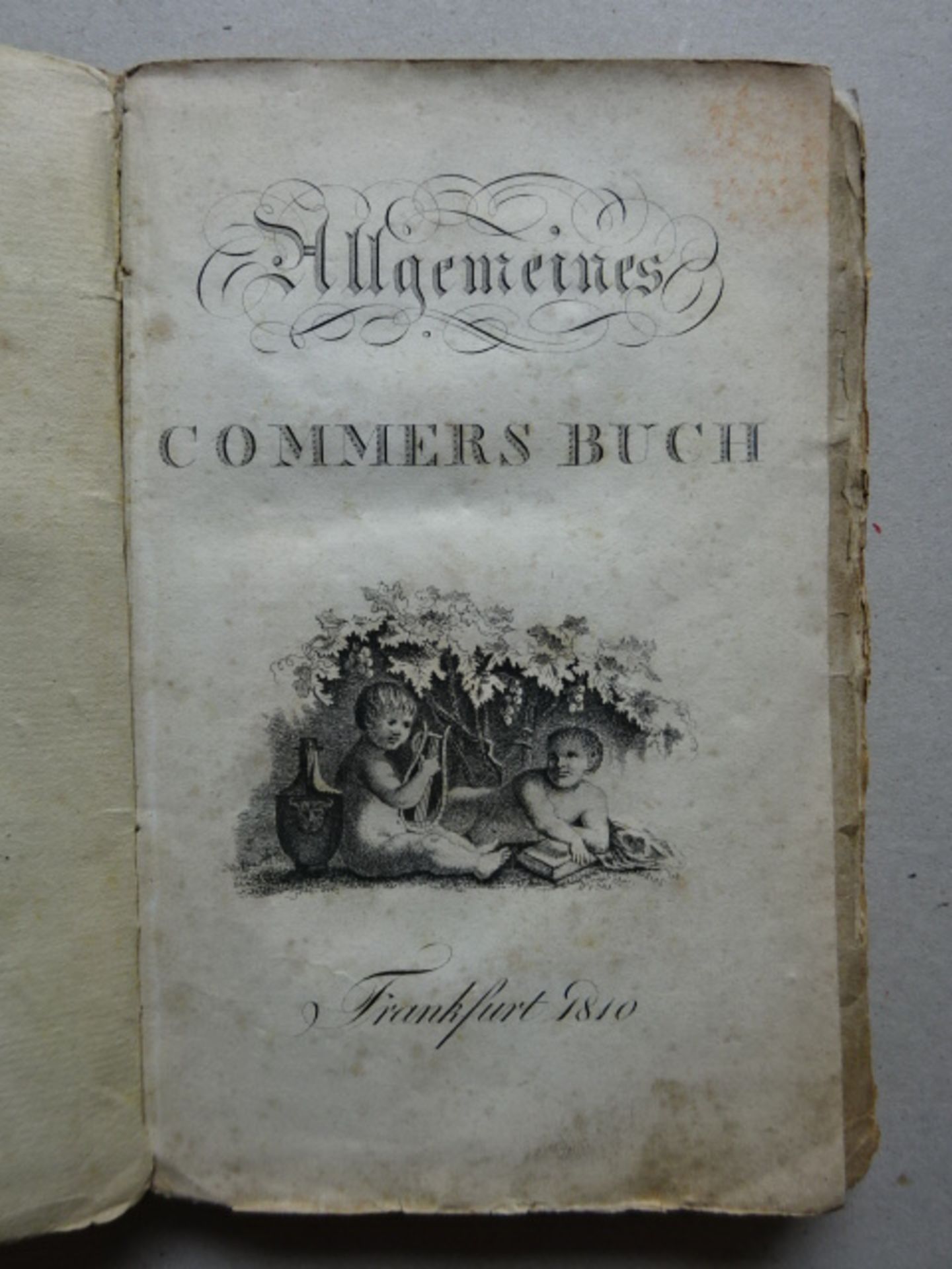 Commersbuch, 1810 - Image 2 of 4