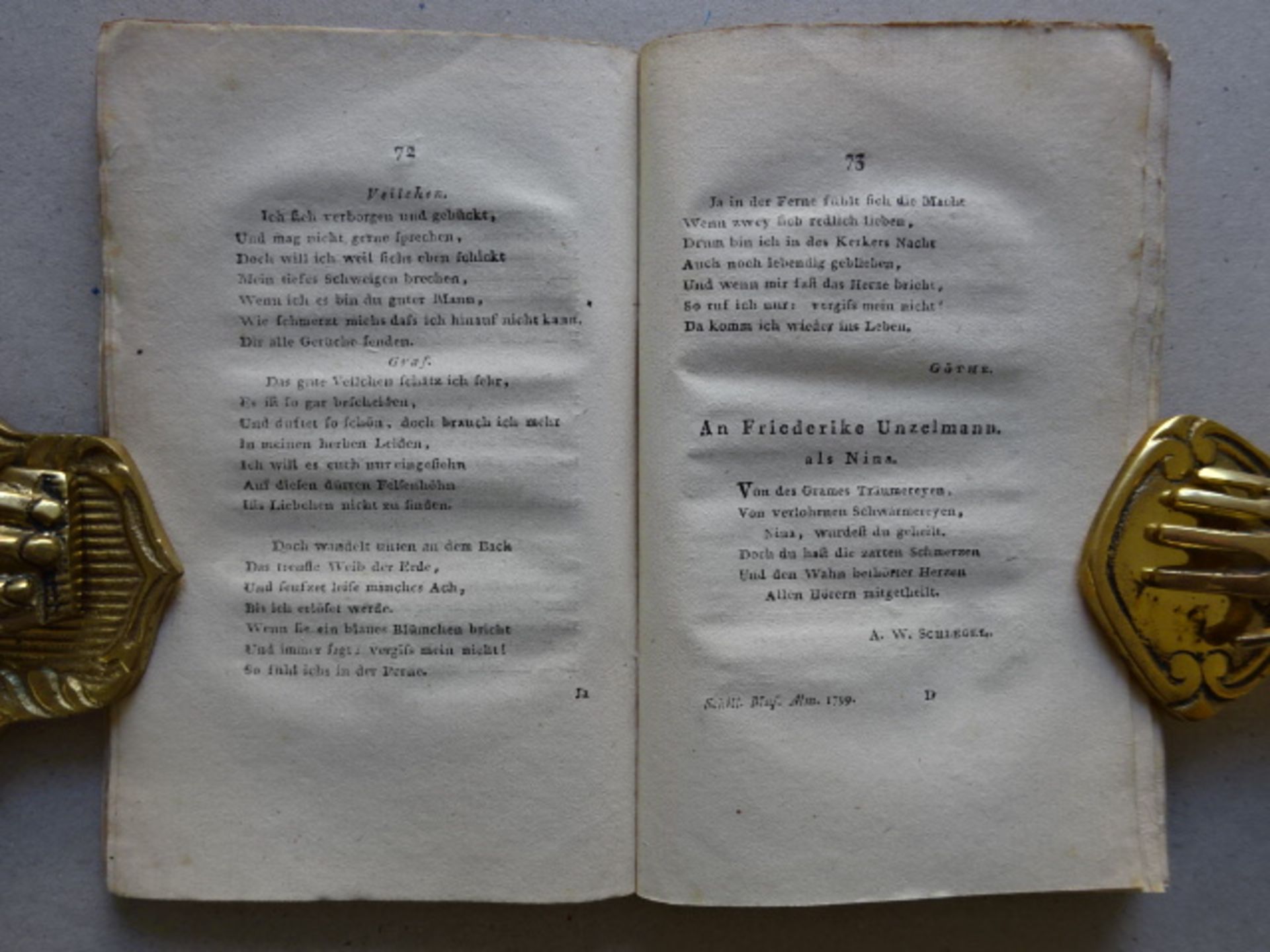 Schiller - Musen-Almanach 1799 - Image 3 of 4