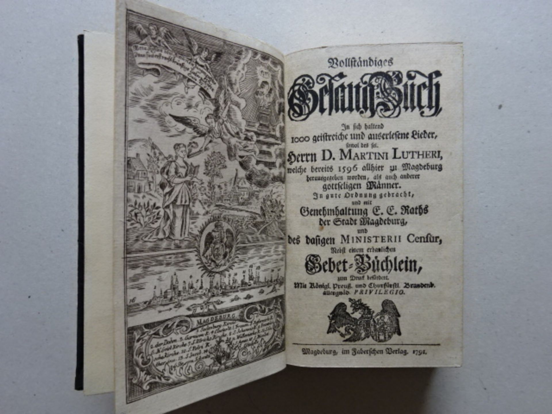 Gesang-Buch 1791 Samteinband - Bild 2 aus 6