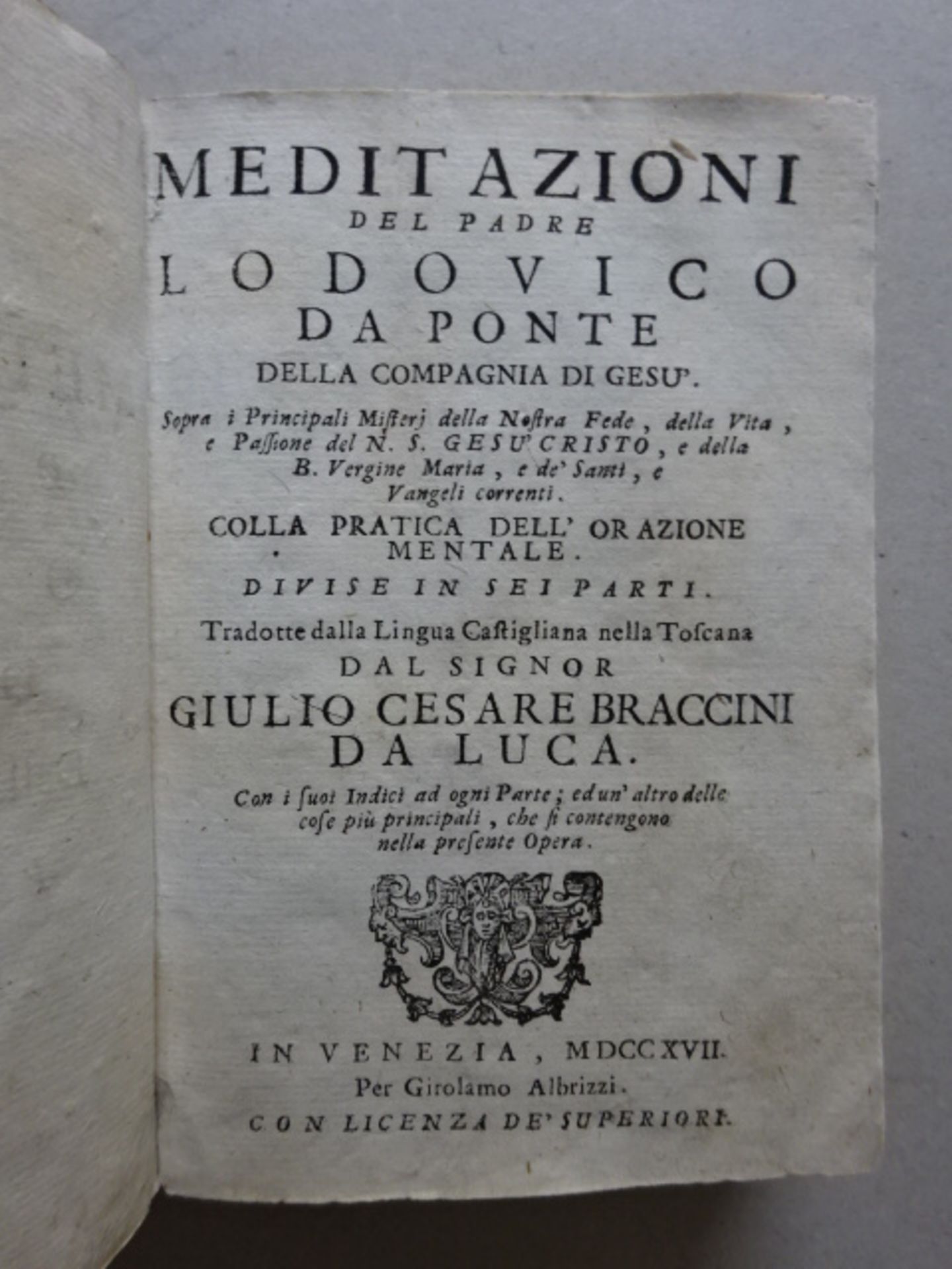 Ponte - Meditazioni, 1717 - Bild 2 aus 6