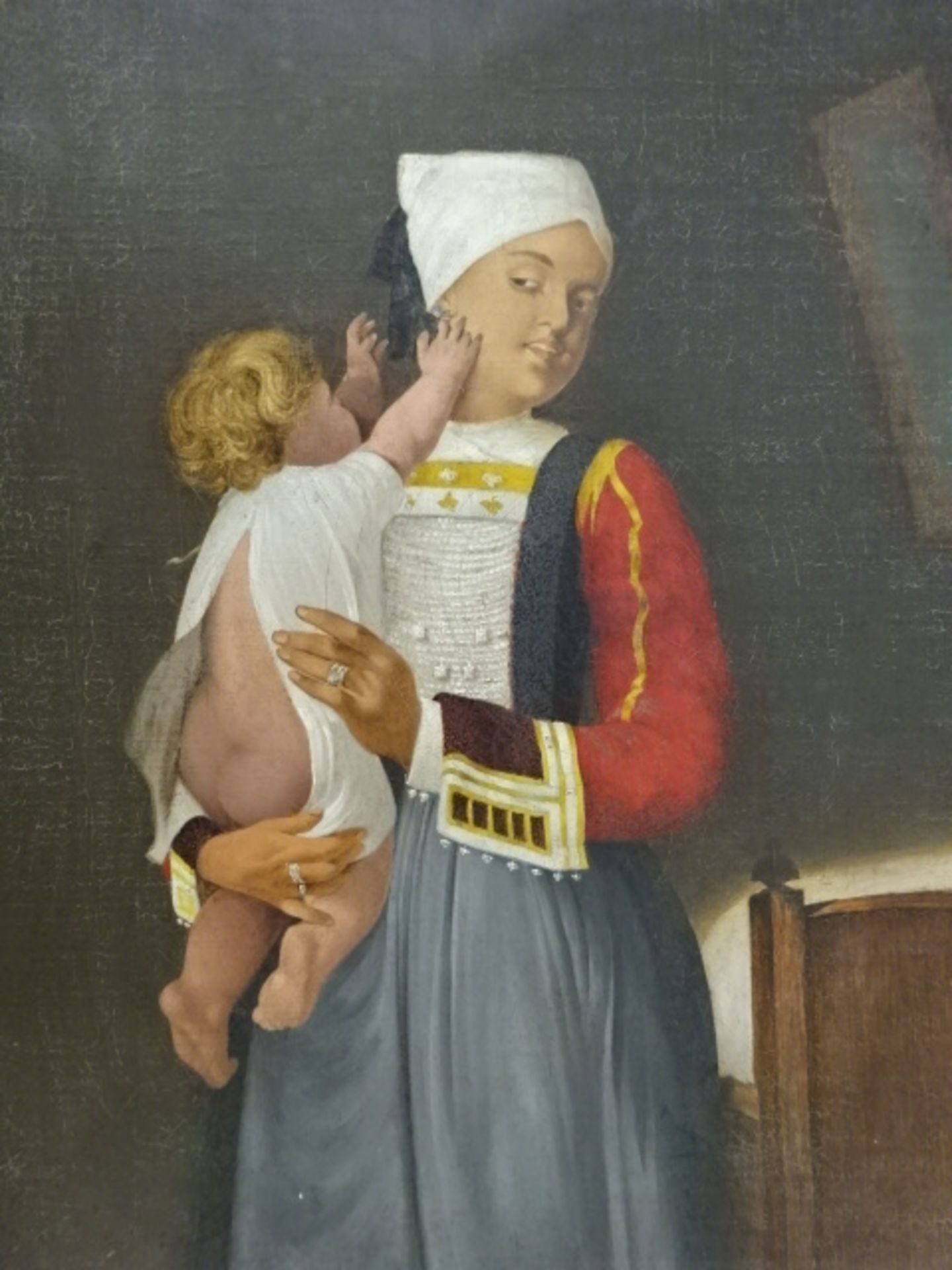 Anonym - Frau in Tracht mit Kind - Bild 2 aus 5