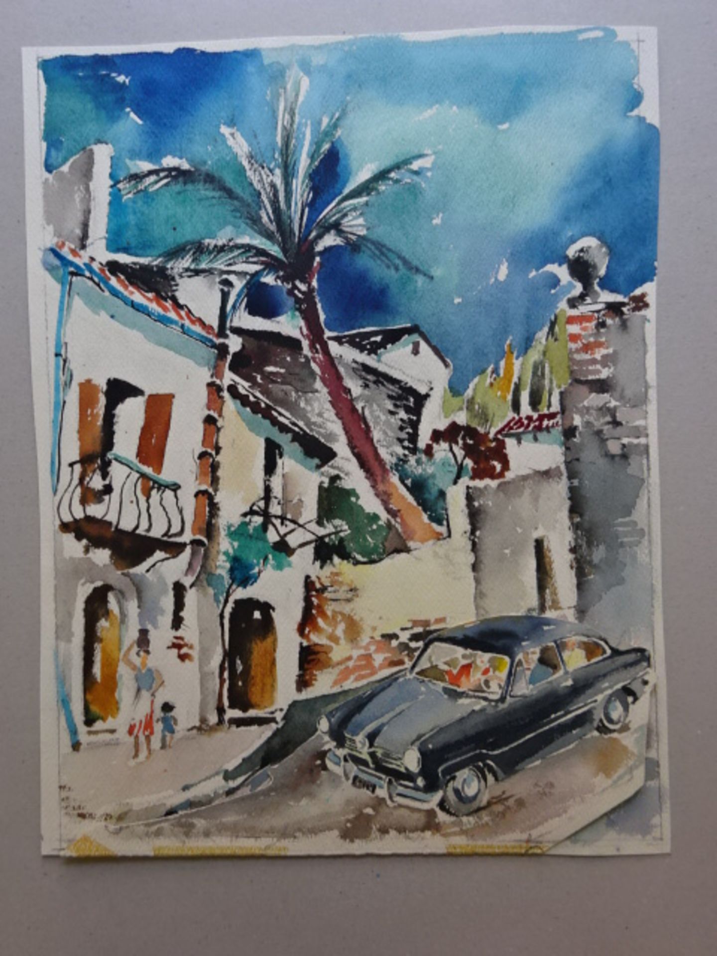 Ford - Konvolut Aquarelle + Prospekte - Bild 2 aus 10