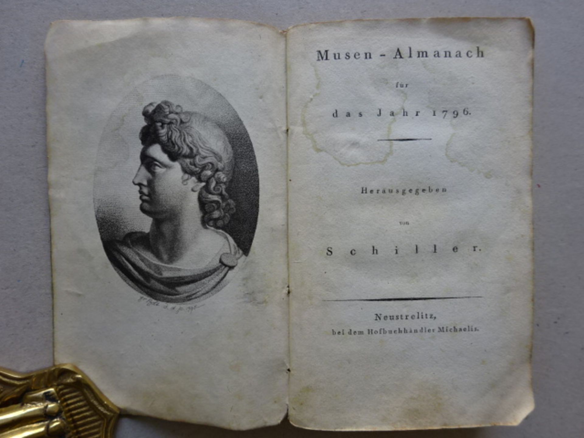 Schiller - Musen-Almanach 1796 - Image 2 of 5