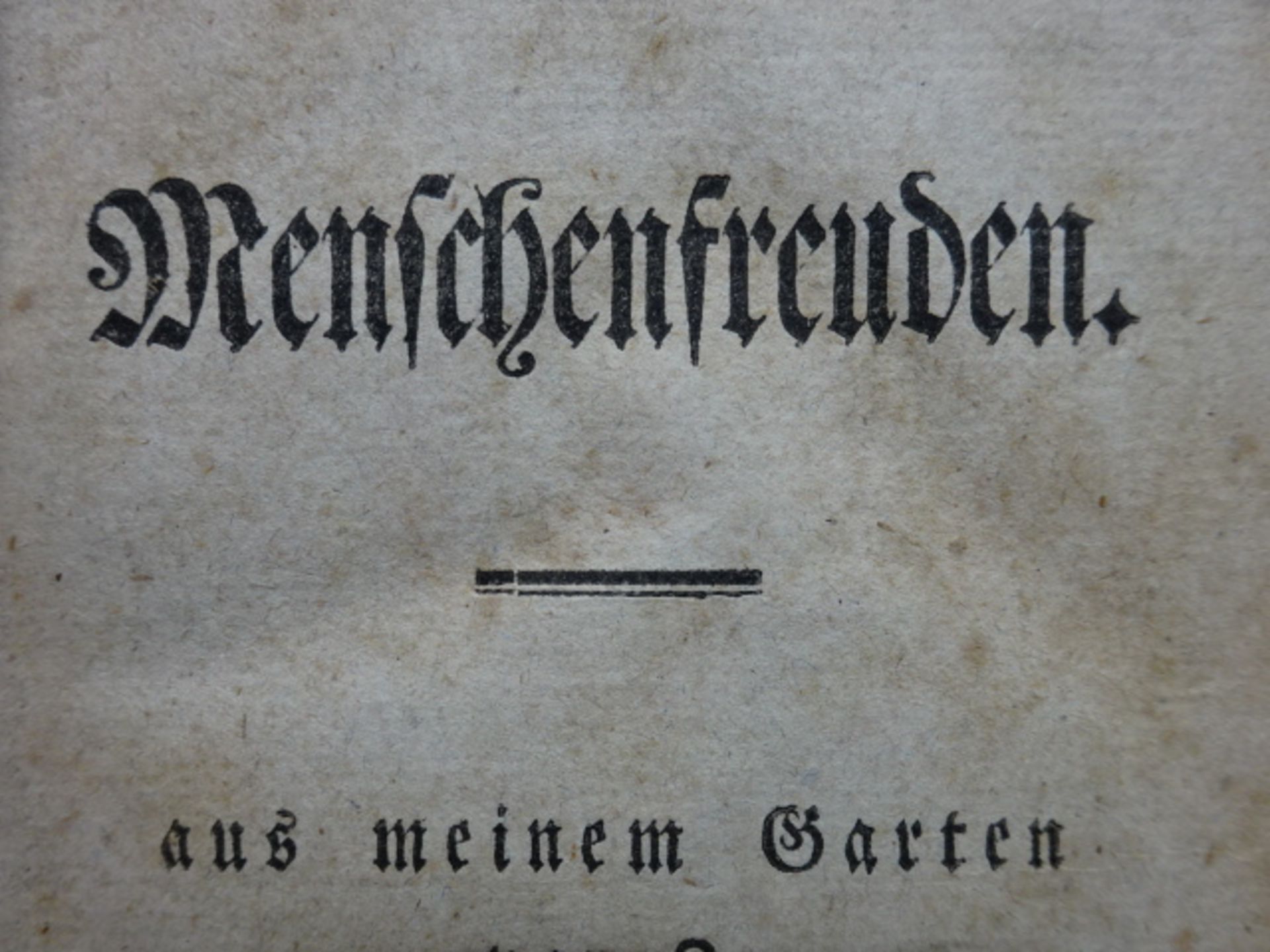 Sintenis - Menschenfreuden 3 Bde.