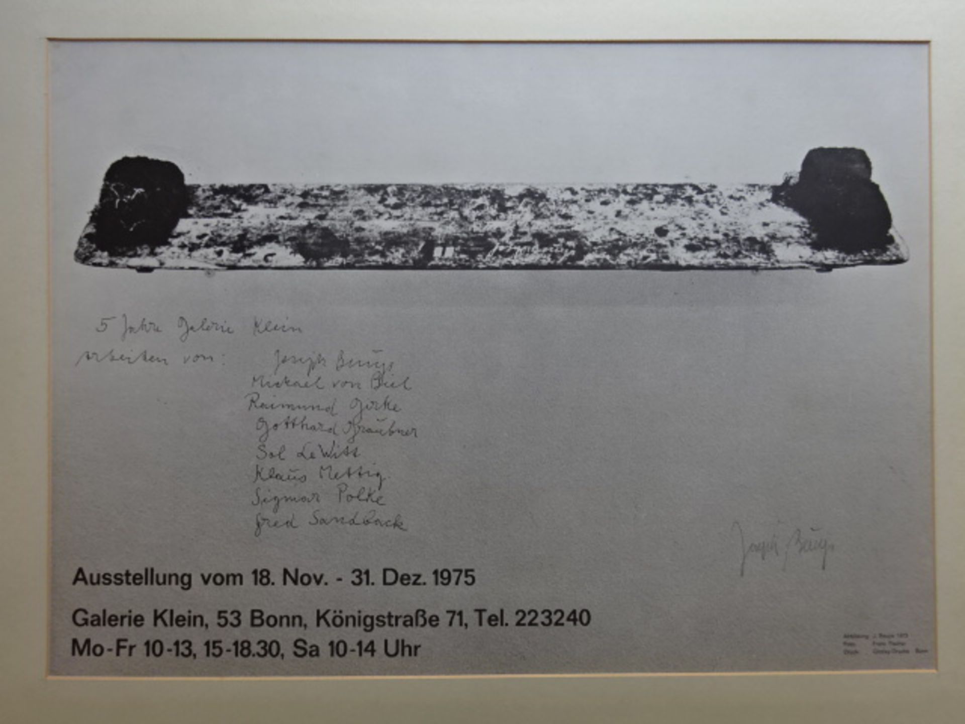 Beuys - 5 Jahre Galerie Klein - Image 2 of 3