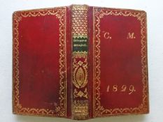 Gesang-Buch 1828 Roter Lederband