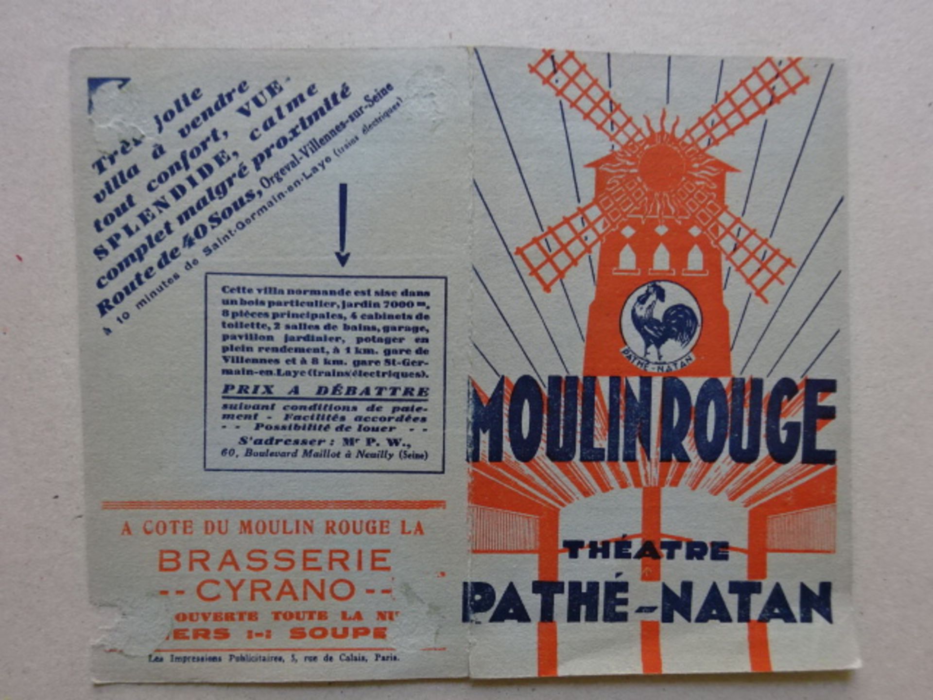 Moulin-Rouge - 7 Fotografien + Progr. - Bild 2 aus 8