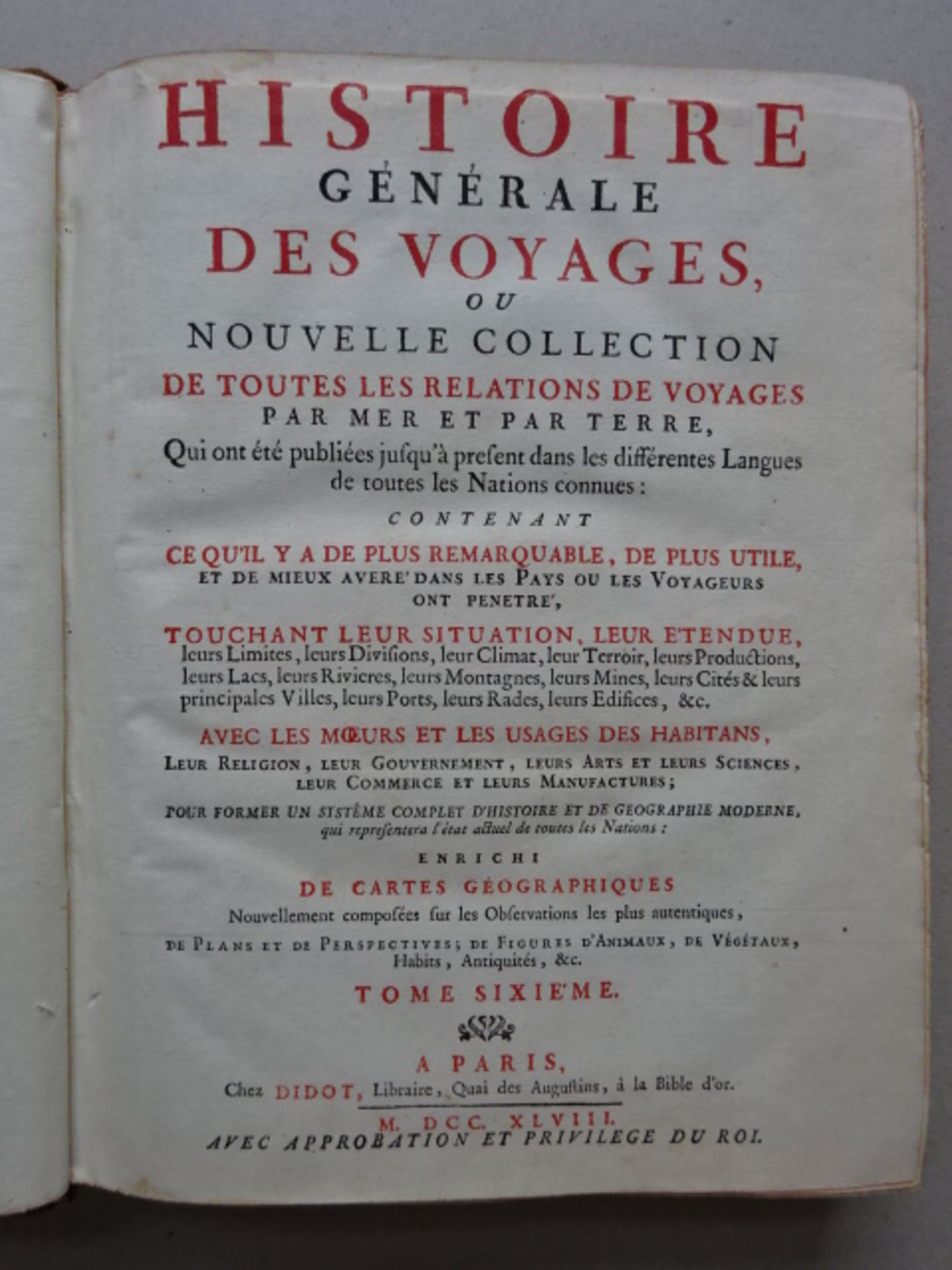 Prevost - Histoire de Voyage, Bd. 6 - Image 2 of 7