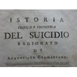 Buonafede - Del suicidio