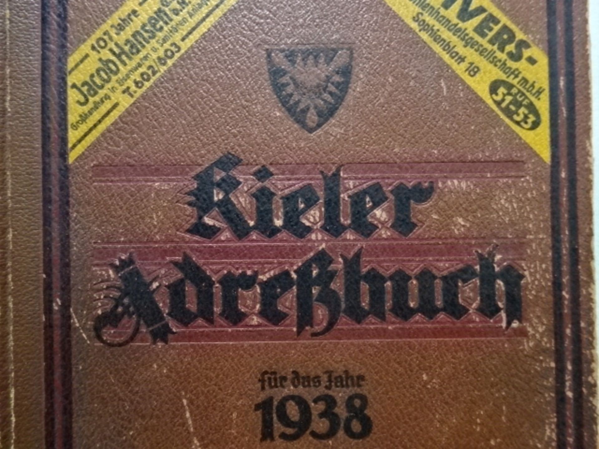 Scherl - Adreßbuch Kiel, 2 Bde.