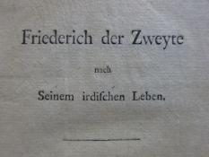 Gleim - Friedrich der Zweyte
