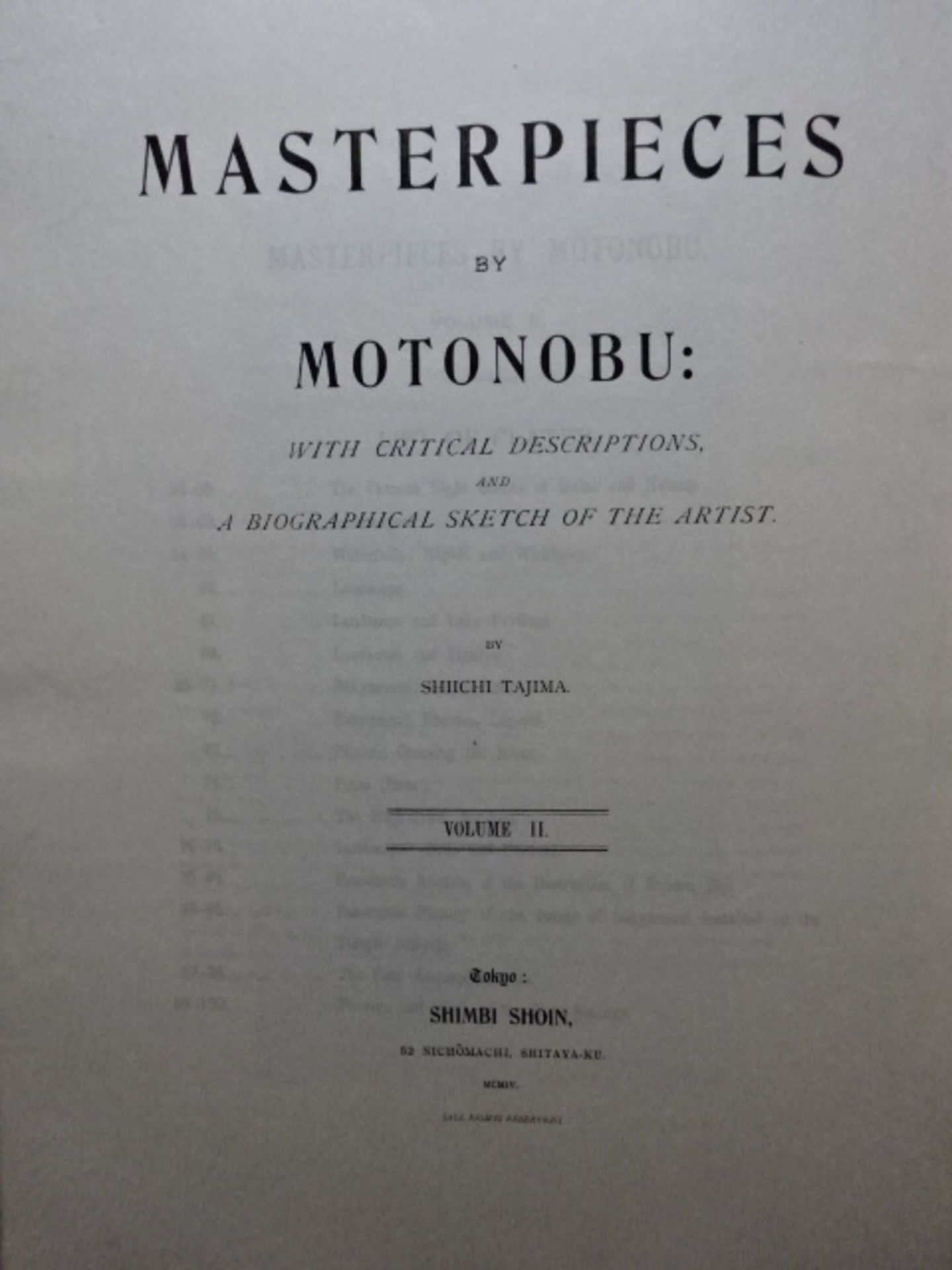 Motonobu Masterpieces 2 Bde. - Image 4 of 5