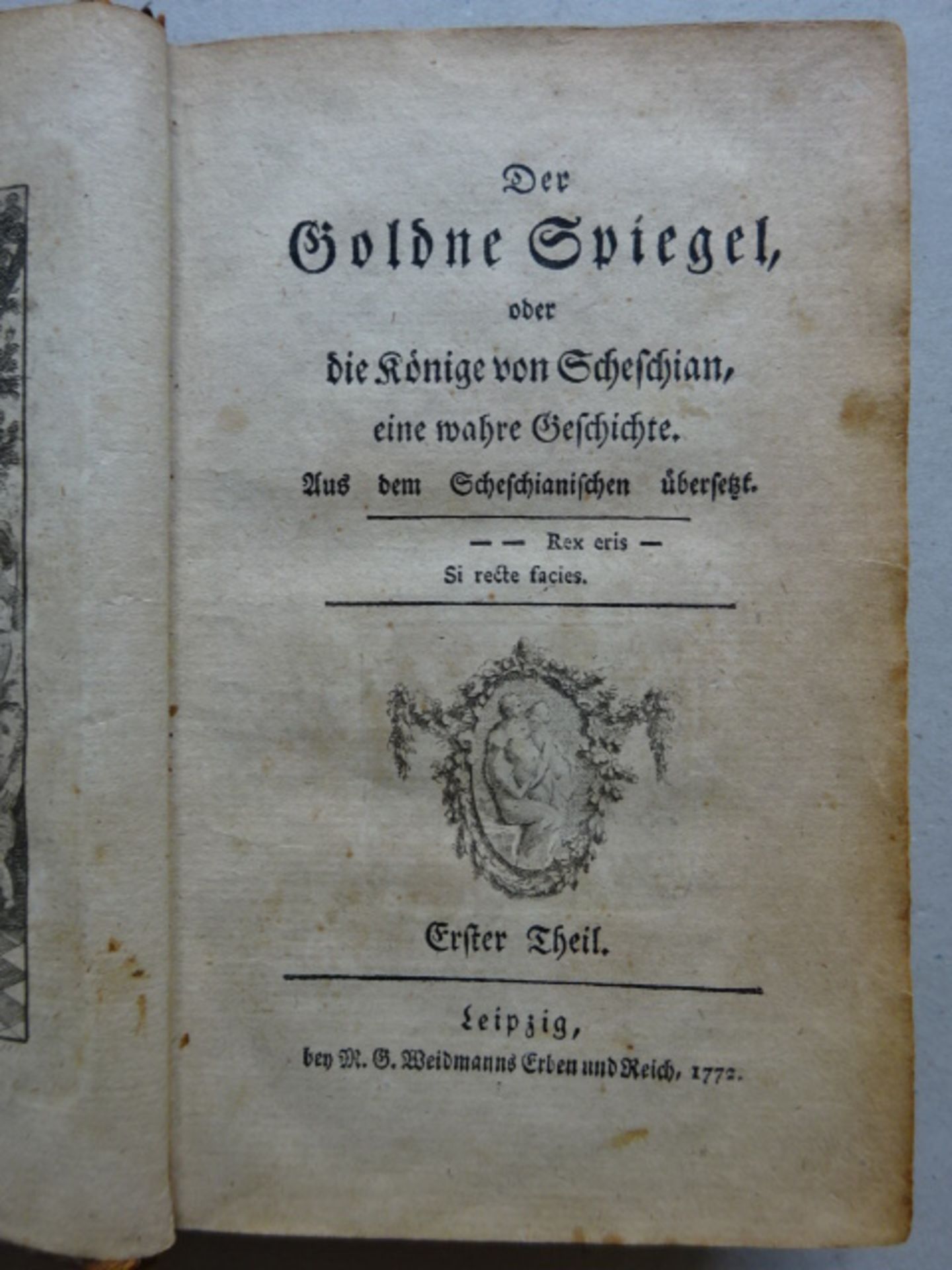 Wieland - Der goldne Spiegel 2 Bde. - Image 2 of 5