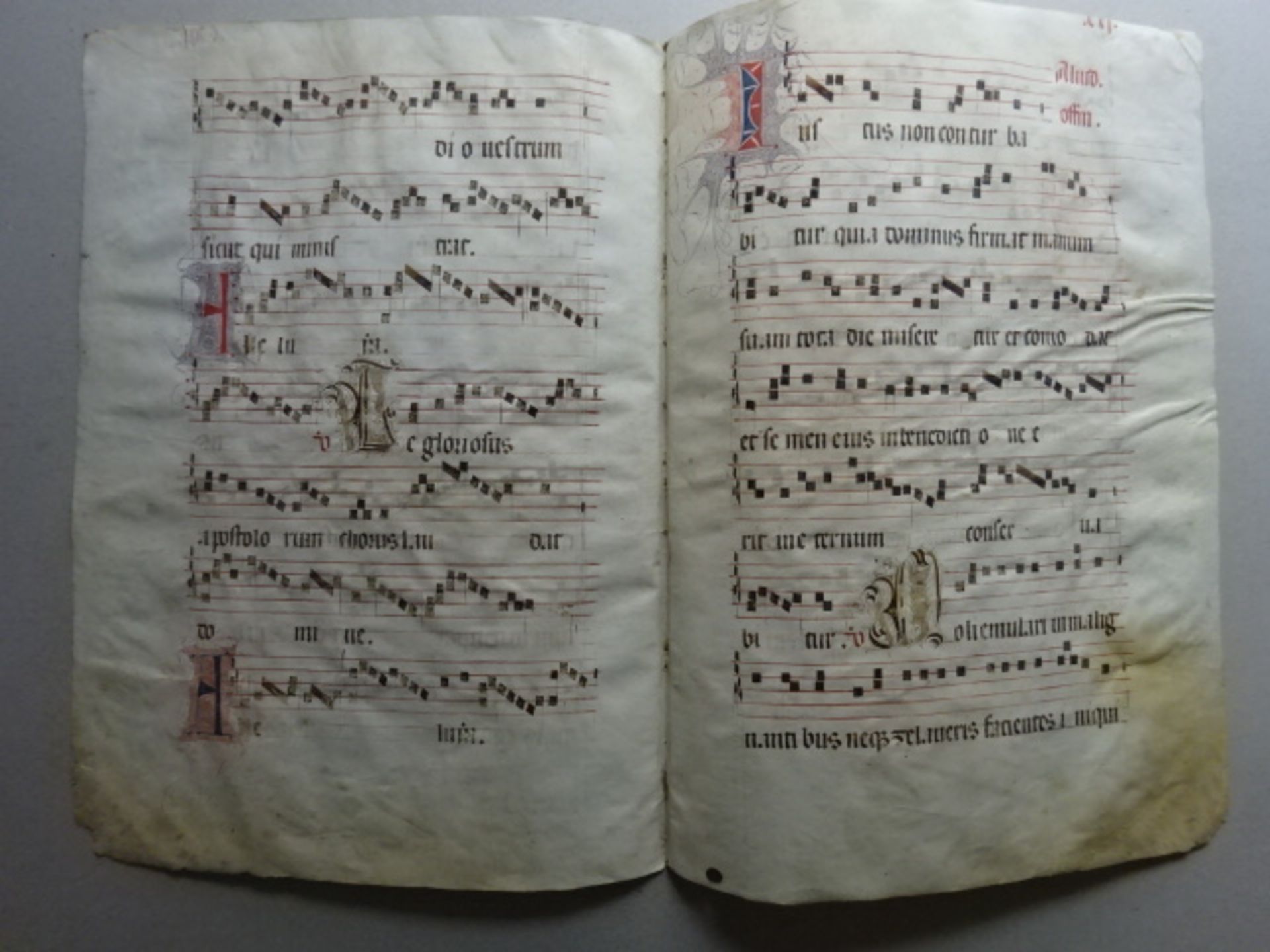 Antiphonar - 6 Choralblätter - Image 7 of 7