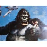 Filmplakat King Kong + Krokodile
