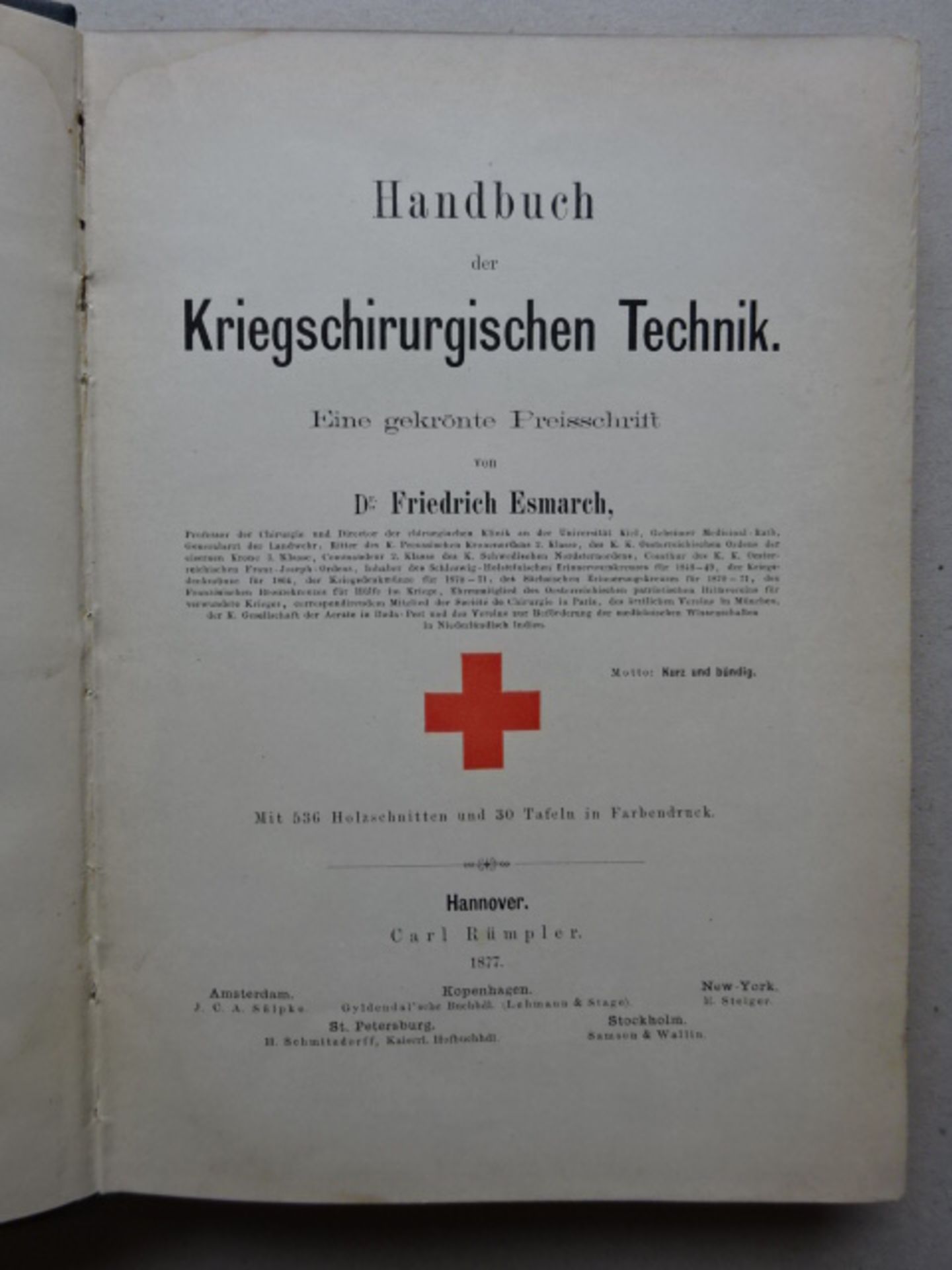 Esmarch - Kriegschirurgische Technik - Image 2 of 5