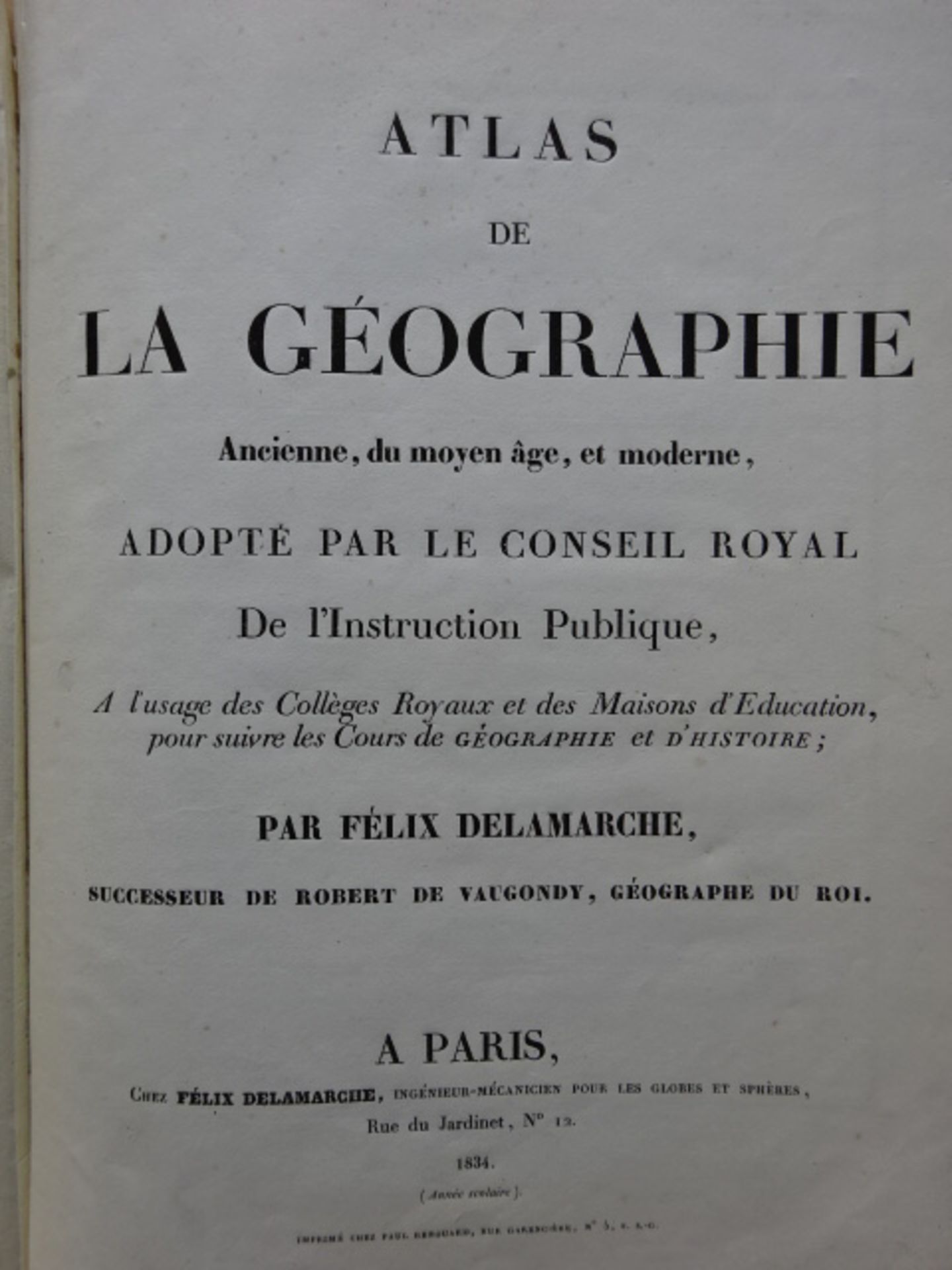 Delamarche - Atlas de la Géographie - Bild 2 aus 6