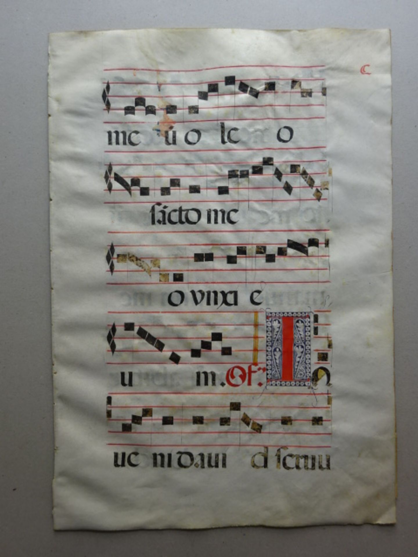 Antiphonar - 2 Choral-Doppelblätter - Image 2 of 6