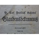 Bahrdt - Glaubensbekenntniß