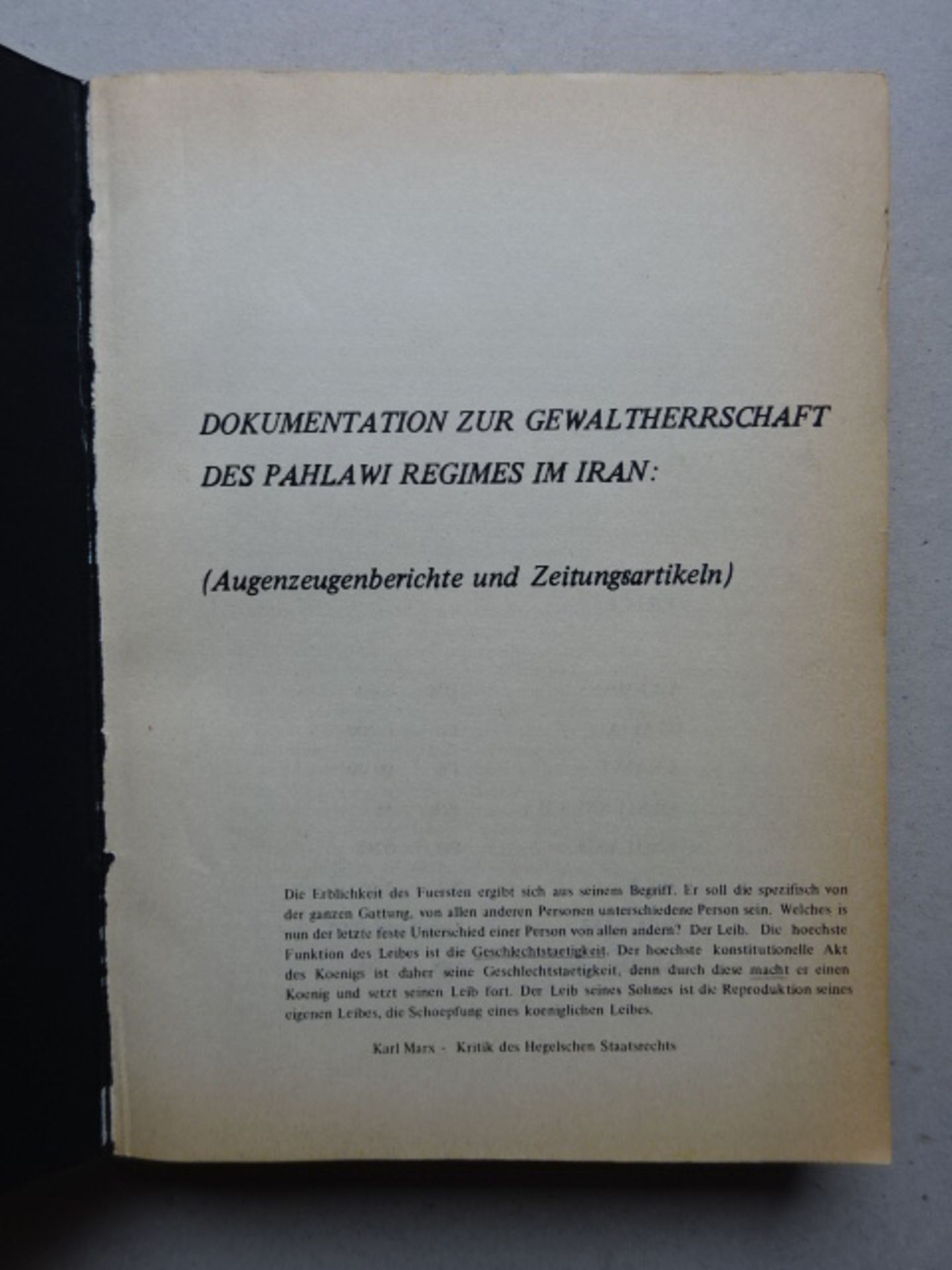 Iran - Dokumentation Gewaltherrschaft - Image 2 of 4