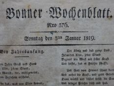 Neusser - Bonner Wochenblatt 1819