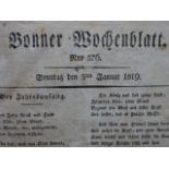 Neusser - Bonner Wochenblatt 1819