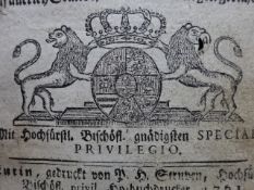 Gesangbuch Lübeck, 1761