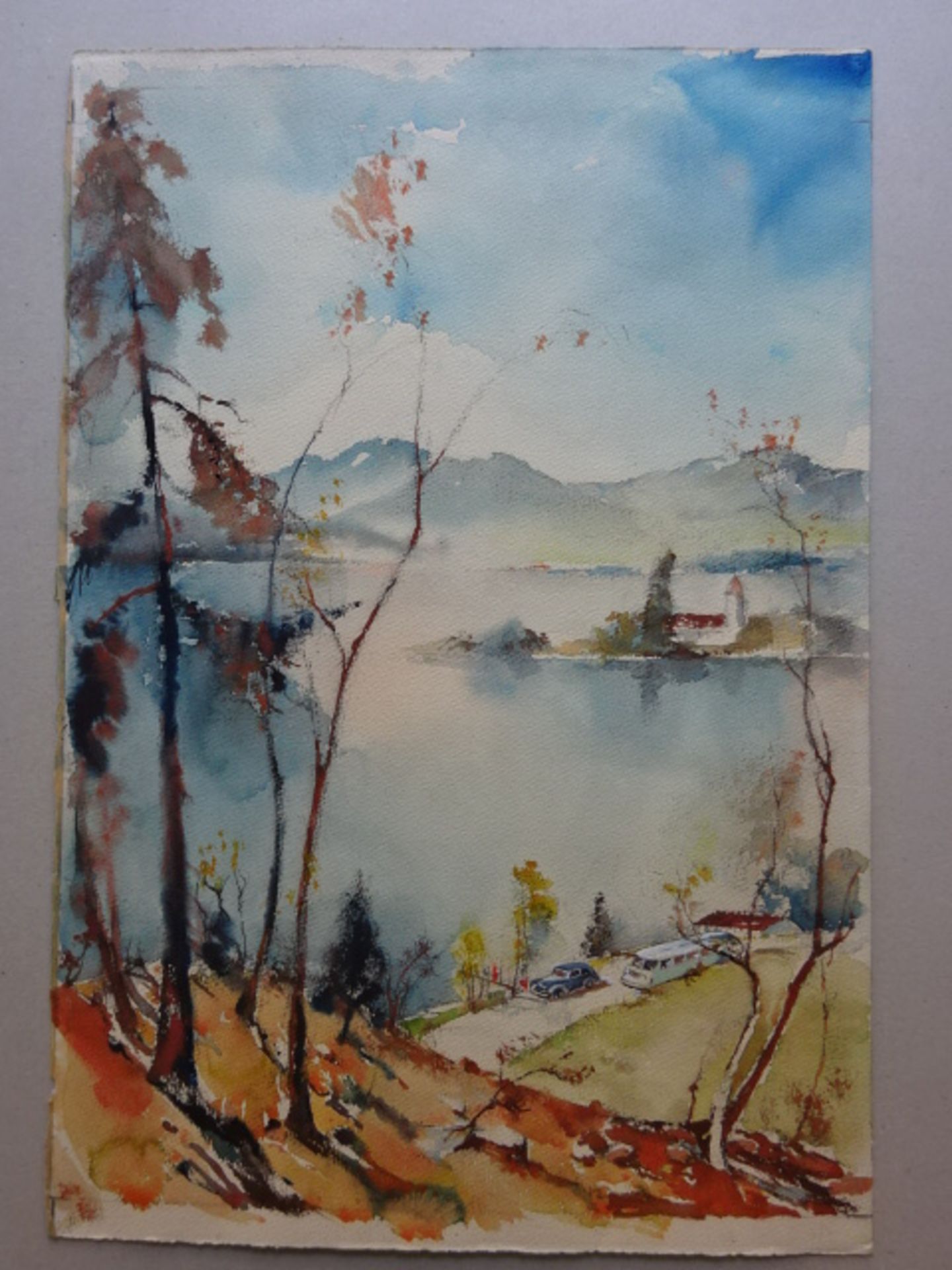 Ford - Konvolut Aquarelle + Prospekte - Bild 10 aus 10