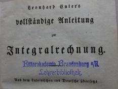 Euler - Integralrechnung 4 Bde.