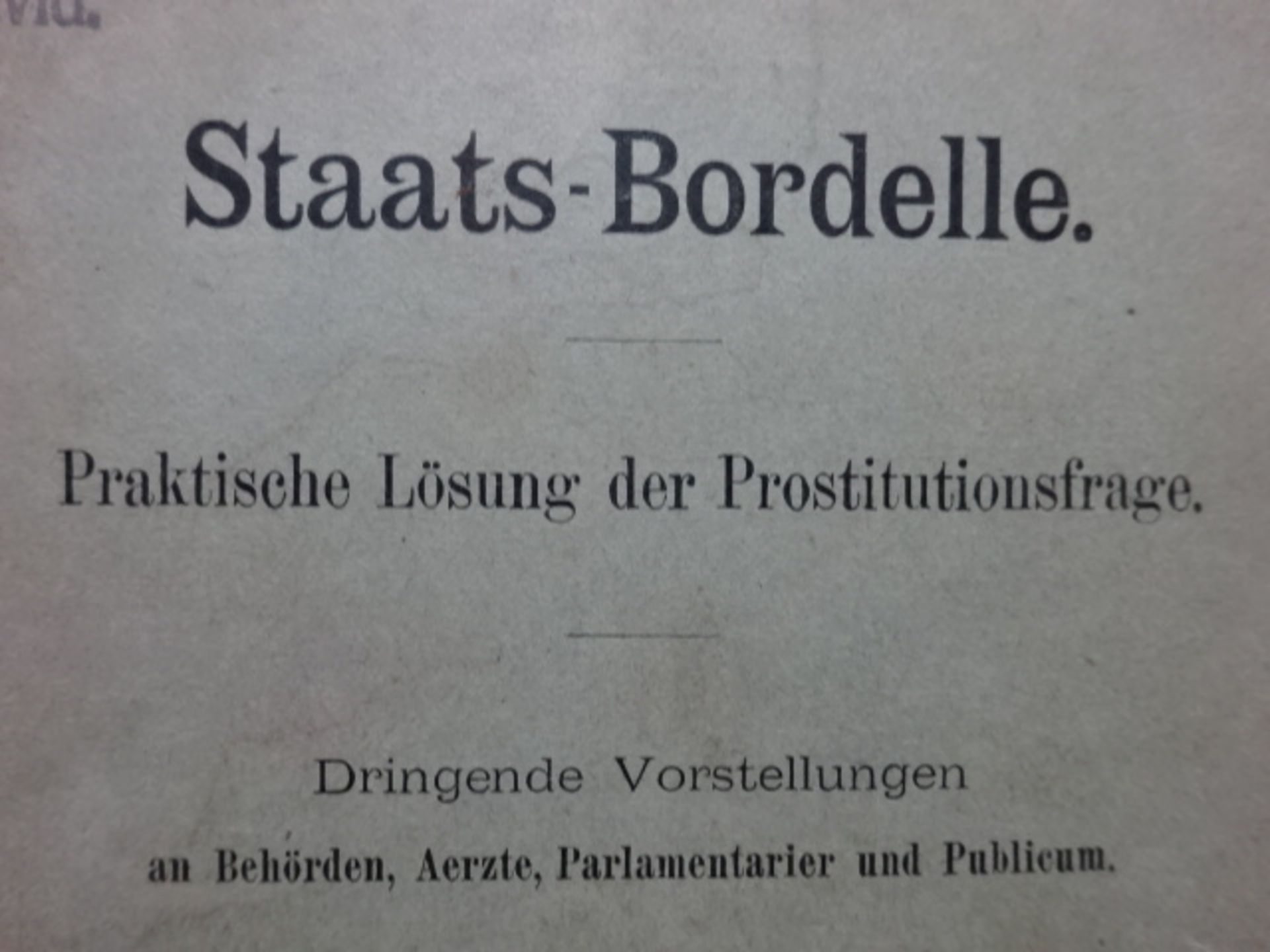 Hülsmeyer - Staats-Bordelle