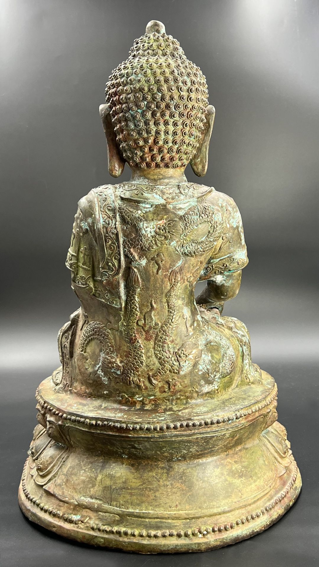 Buddha. Siddhartha Gautama. China. Bronze. Um 1900. - Bild 7 aus 10