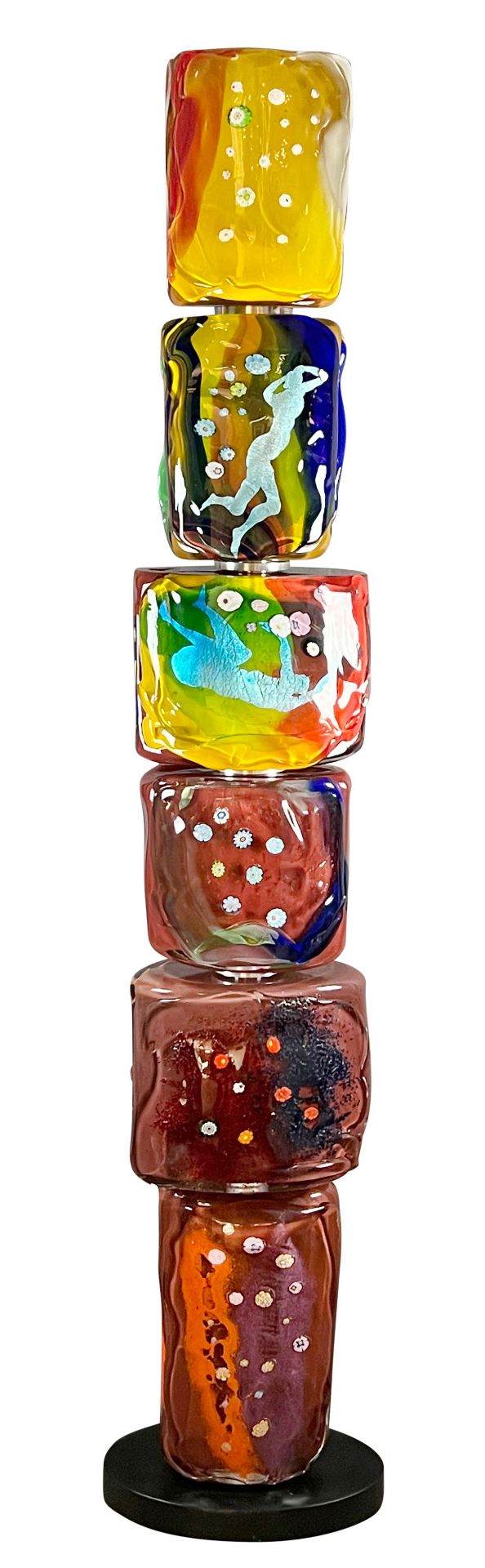 Charlotte HODES (1959). Totem. Glass column. Murano. - Image 2 of 20