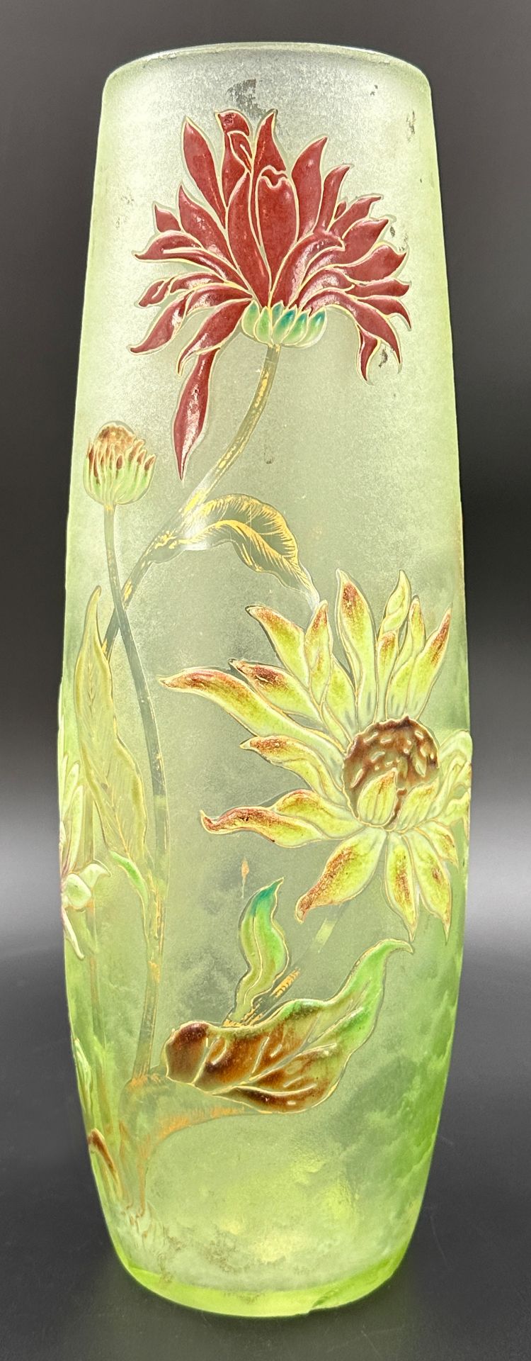 Large vase. Emile GALLÉ (1846 - 1904). Circa 1900.