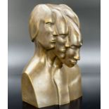 Lutz BROCKHAUS (1945). Bronze. "Head movement".