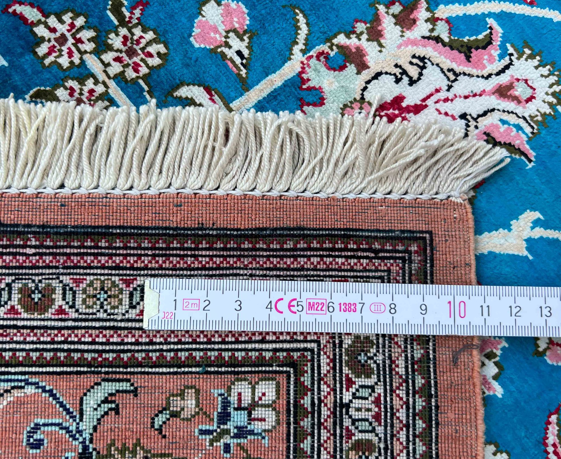 Ghom oriental rug. Silk. Signed. - Image 16 of 17