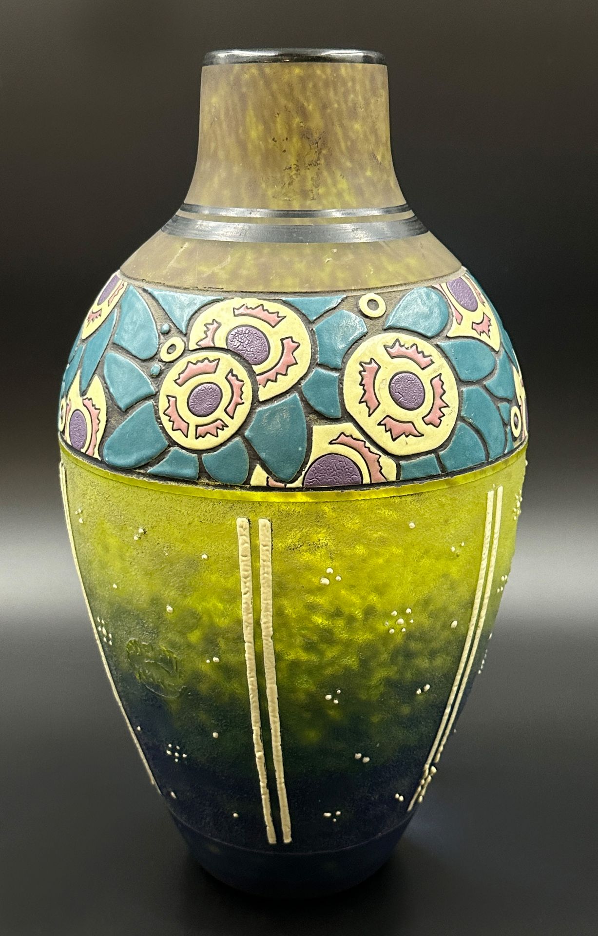 Vase. André DELATTE (1887 - 1953). Nancy. Circa 1925.