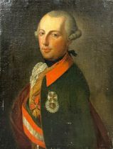 UNSIGNED (XIX-XX). Portrait of Emperor Joseph II in uniform.