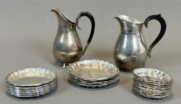 32-piece silver set. 925 Sterling. Denmark / Norway.