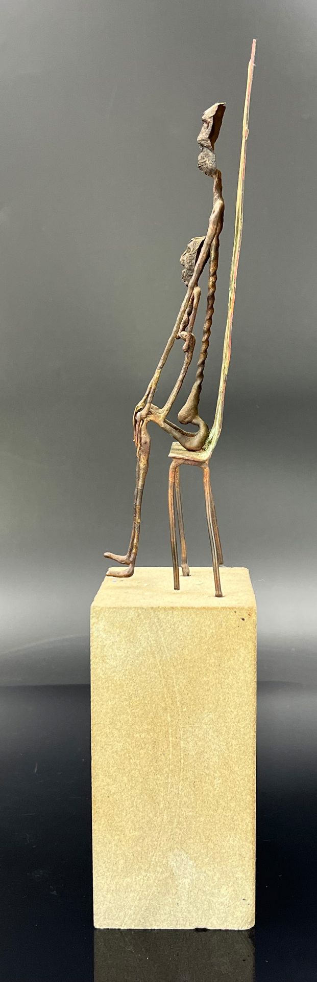 E.A. LANGENBERG (1953). Bronze. "Patriarch". - Image 3 of 9