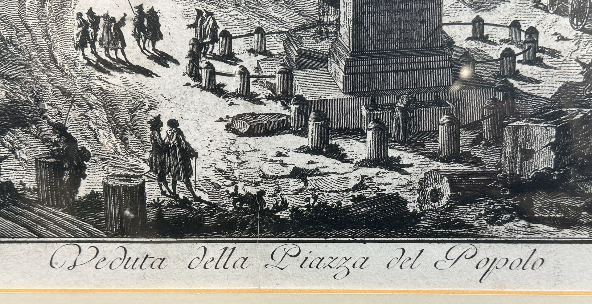 Giovanni Battista PIRANESI (1720 - 1778). 'View of the Piazza del Popolo'. - Image 7 of 10