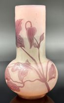 Vase. Emile GALLÉ (1846 - 1904). Um 1920.