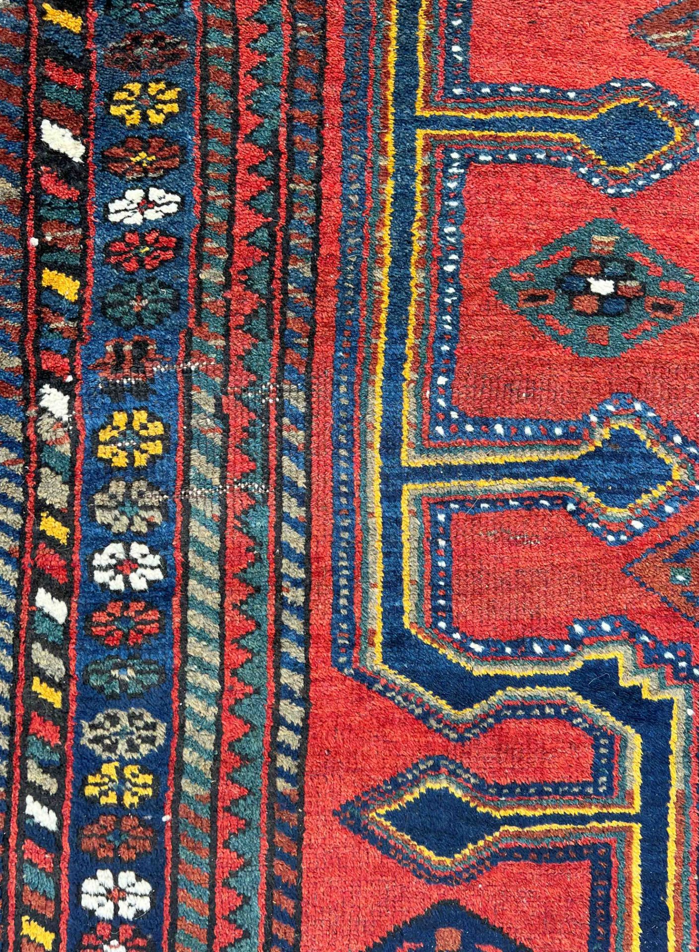 Village rug. Around 1910. - Image 6 of 9