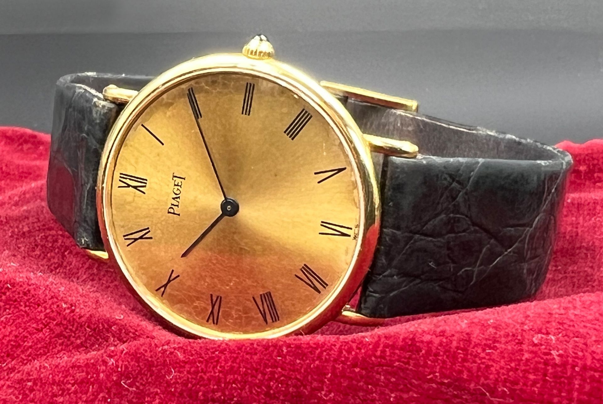 PIAGET men's wristwatch. 750 yellow gold. Switzerland. - Image 3 of 10