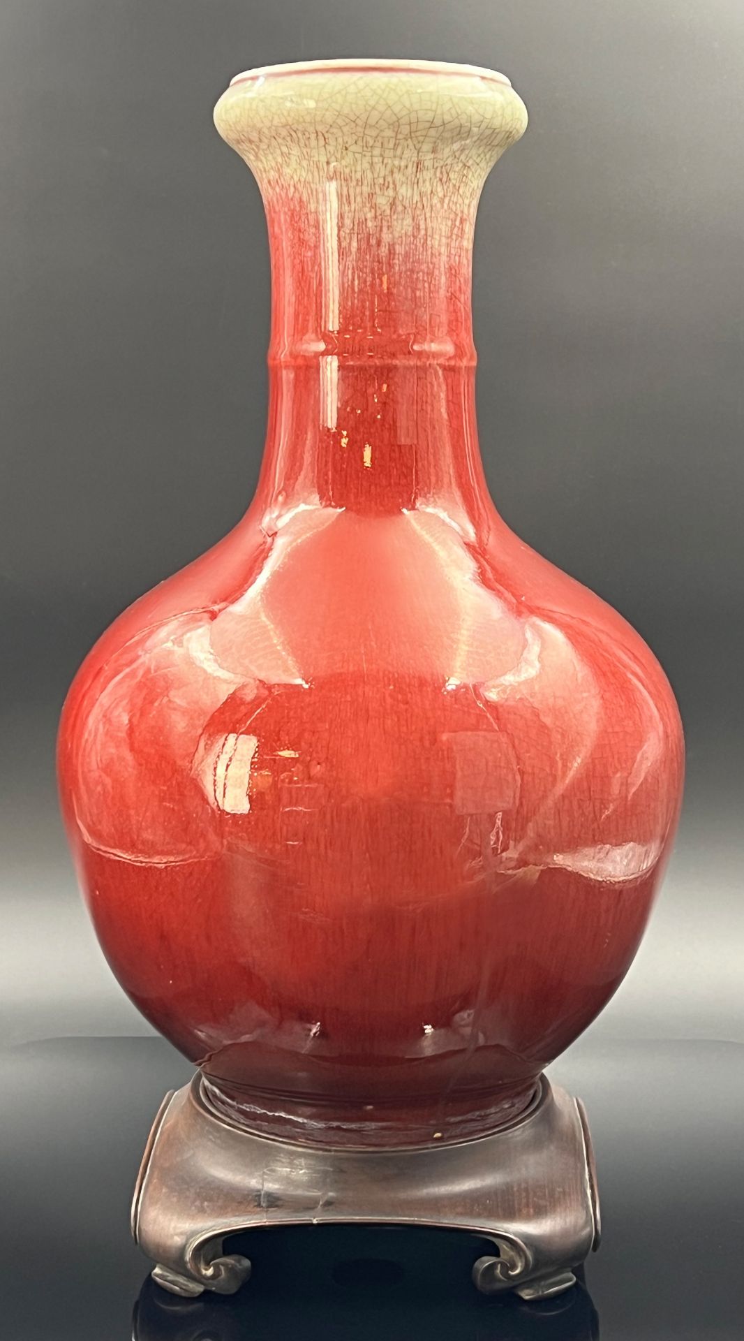 Vase SANG DE BOEUF GLAZE. China. Wohl 19. Jahrhundert. - Bild 3 aus 8