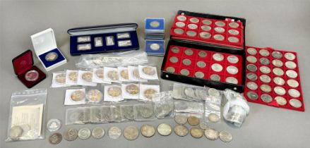 Extensive coin collection of over 180 coins. Mostly BRD commemorative coins.