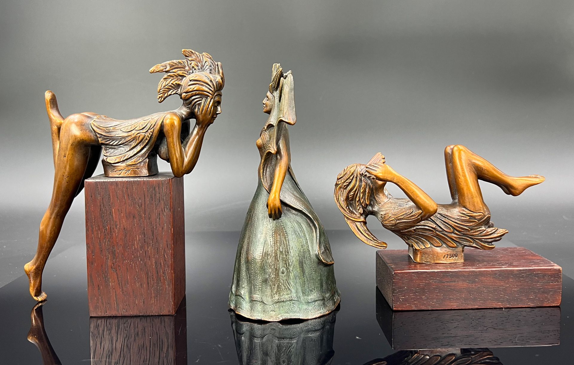Ernst FUCHS (1930 - 2015). 3 bronzes. "The Magic Flute". - Image 3 of 14