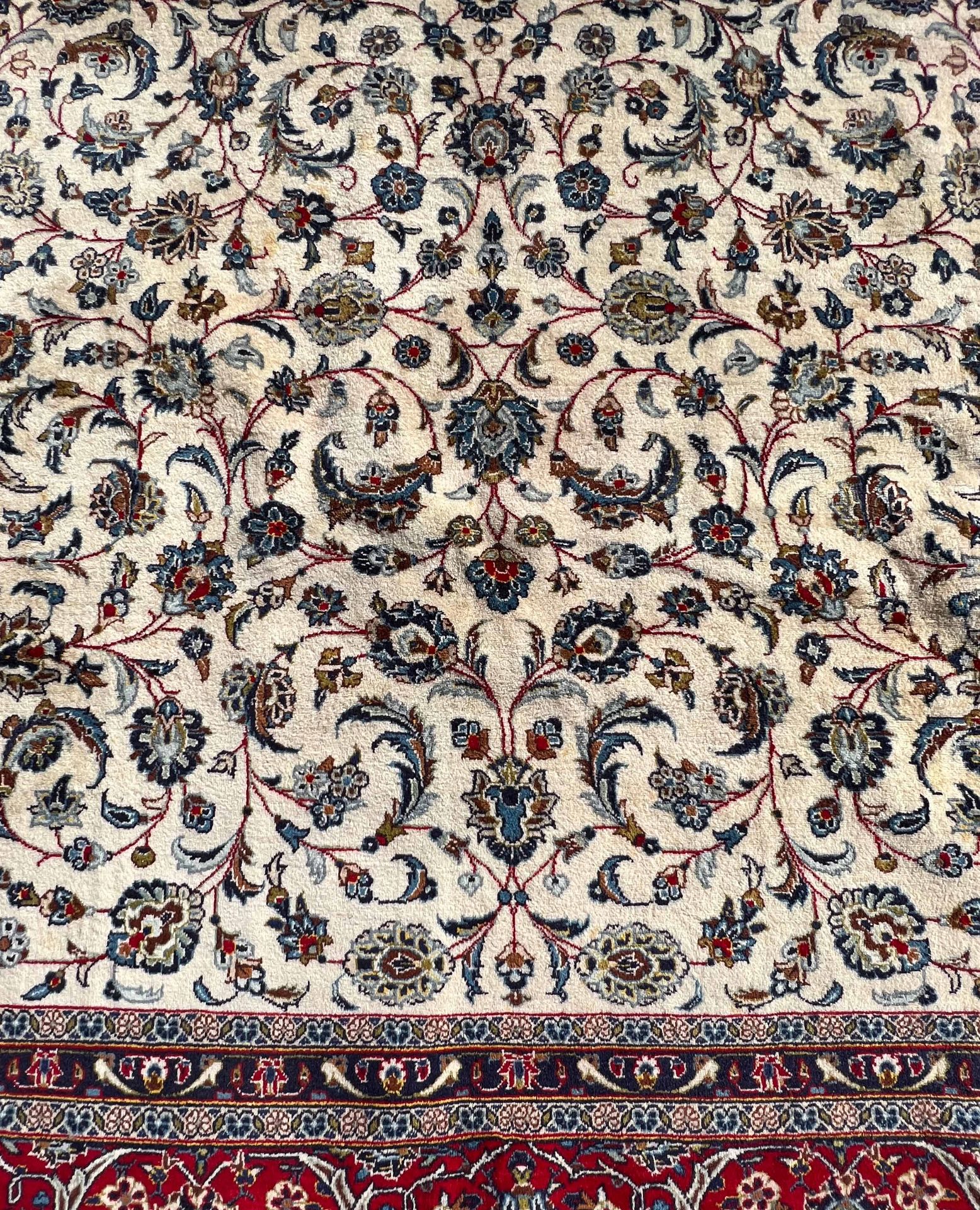 Keshan carpet. Oriental carpet. - Image 15 of 19