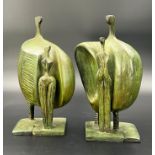 Itzik BEN SHALOM (1945 - 2018). Bronze. "La Familia".